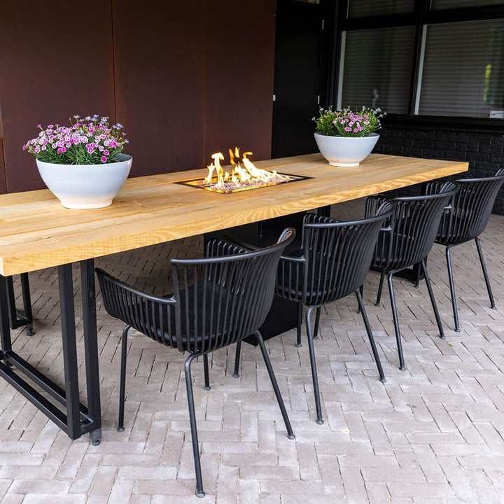 Chaise De Jardin Ergonomique Avec Repos Bras Et Assise PU Confortable | NOVA