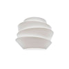 Applique murale Le Soleil R7s en métal, blanc, hauteur 29 cm