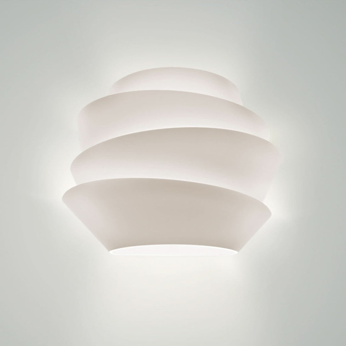 Applique murale Le Soleil R7s en métal, blanc, hauteur 29 cm