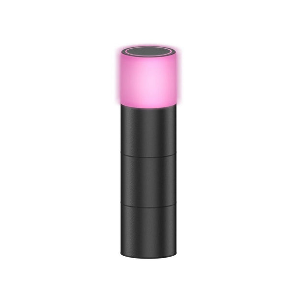 Borne lumineuse d'extérieur LED Outdoor Gardenpost en métal, noir, Ø 7,6 cm, IP54