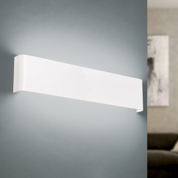 Applique murale LED Accent en aluminium, blanc, hauteur 9 cm