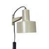 Applique murale Solo en métal, beige mat, hauteur 17 cm