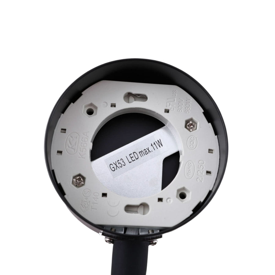 Applique murale Jyla en métal, noir mat, hauteur 25 cm