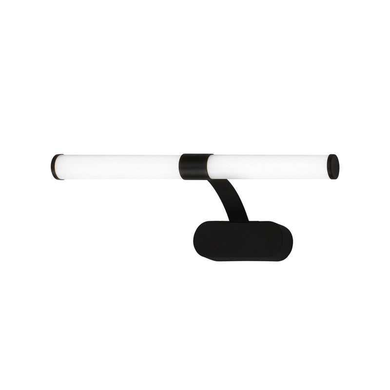 Applique murale LED Runt IP44, noir et blanc, Ø 40 cm, IP44