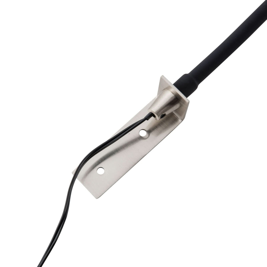 Applique murale LED Flexola en métal, nickel et noir, hauteur 58 cm, 3000 K, 4 W, largeur 3,5 cm, modèle 2