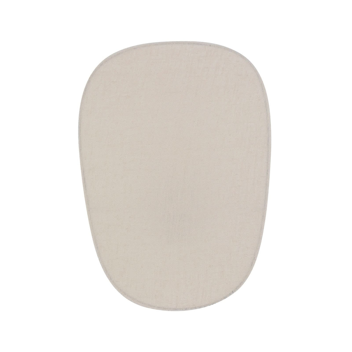 Applique murale Screen 70's en tissu, bouleau et crème, hauteur 40 cm