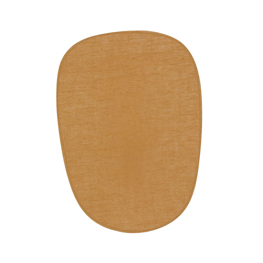 Applique murale Screen 70's en tissu, jaune, hauteur 40 cm