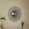 Applique murale Fellini MR-987 en métal, noir, Ø 50 cm