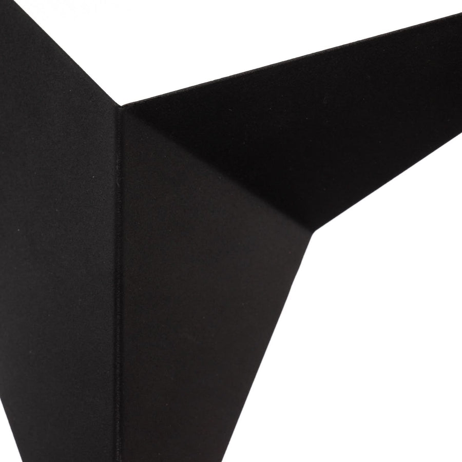 Applique murale Bird 3201 en métal, noir, hauteur 34 cm