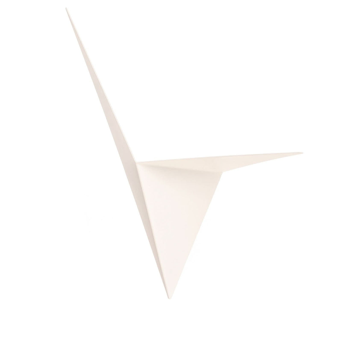 Applique murale Lèche-mur Bird 3202 en métal, blanc, hauteur 34 cm
