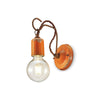 Applique murale C665 en céramique, orange, Ø 5,5 cm