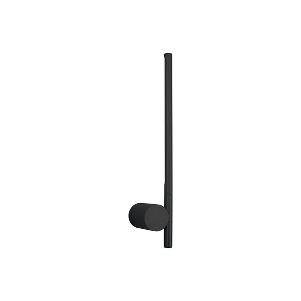 Applique murale LED Novita en aluminium, noir, hauteur 44,1 cm