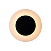 Applique murale LED Fantasia en acier, noir, Ø 33 cm