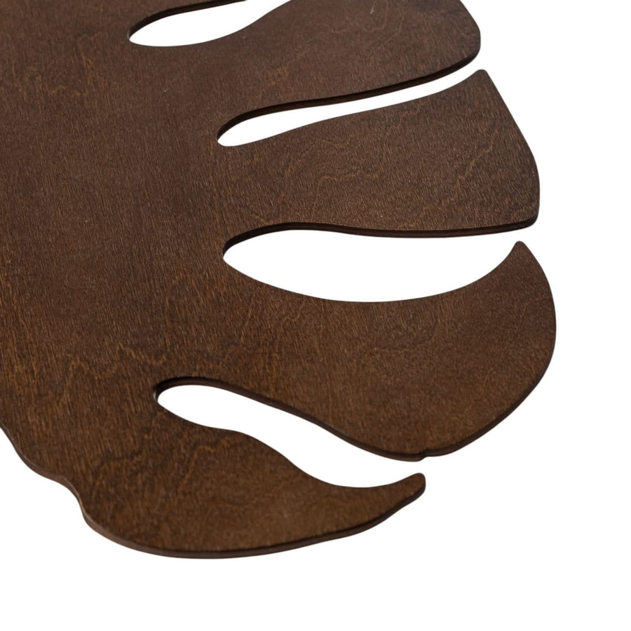 Applique murale Folah en bois, noyer, 3 lumières, hauteur 40 cm