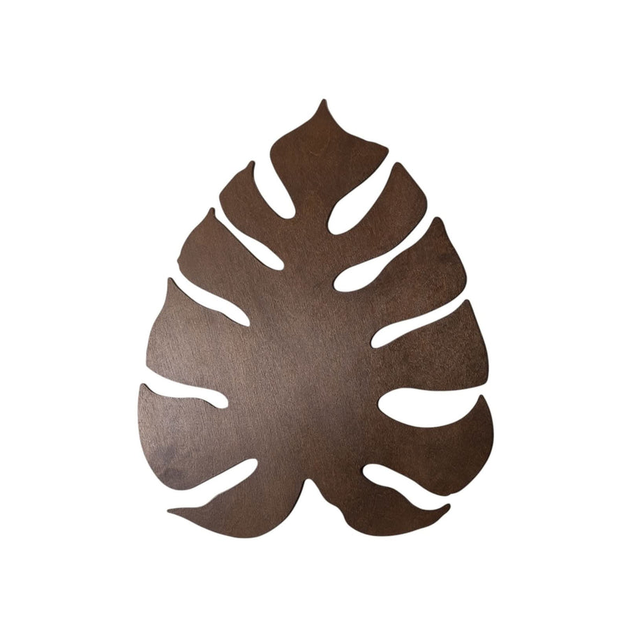 Applique murale Folah en bois, noyer, 3 lumières, hauteur 40 cm
