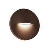 Applique d'extérieur LED Vita en aluminium, rouille, Ø 14 cm, IP65