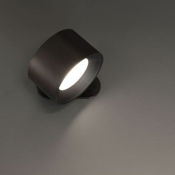 Applique murale LED rechargeable Magnetics, noir, hauteur 4,5 cm