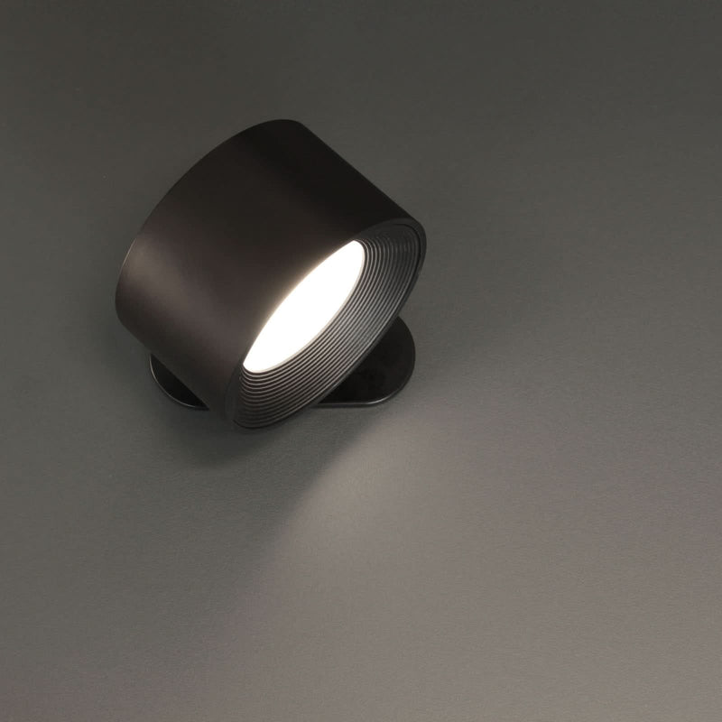 Applique murale LED rechargeable Magnetics, noir, hauteur 4,5 cm