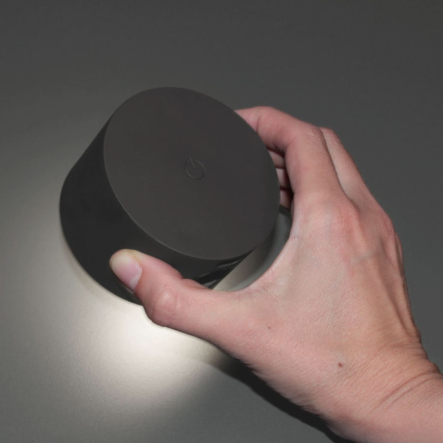 Applique murale LED rechargeable Magnetics, noir, hauteur 4,5 cm