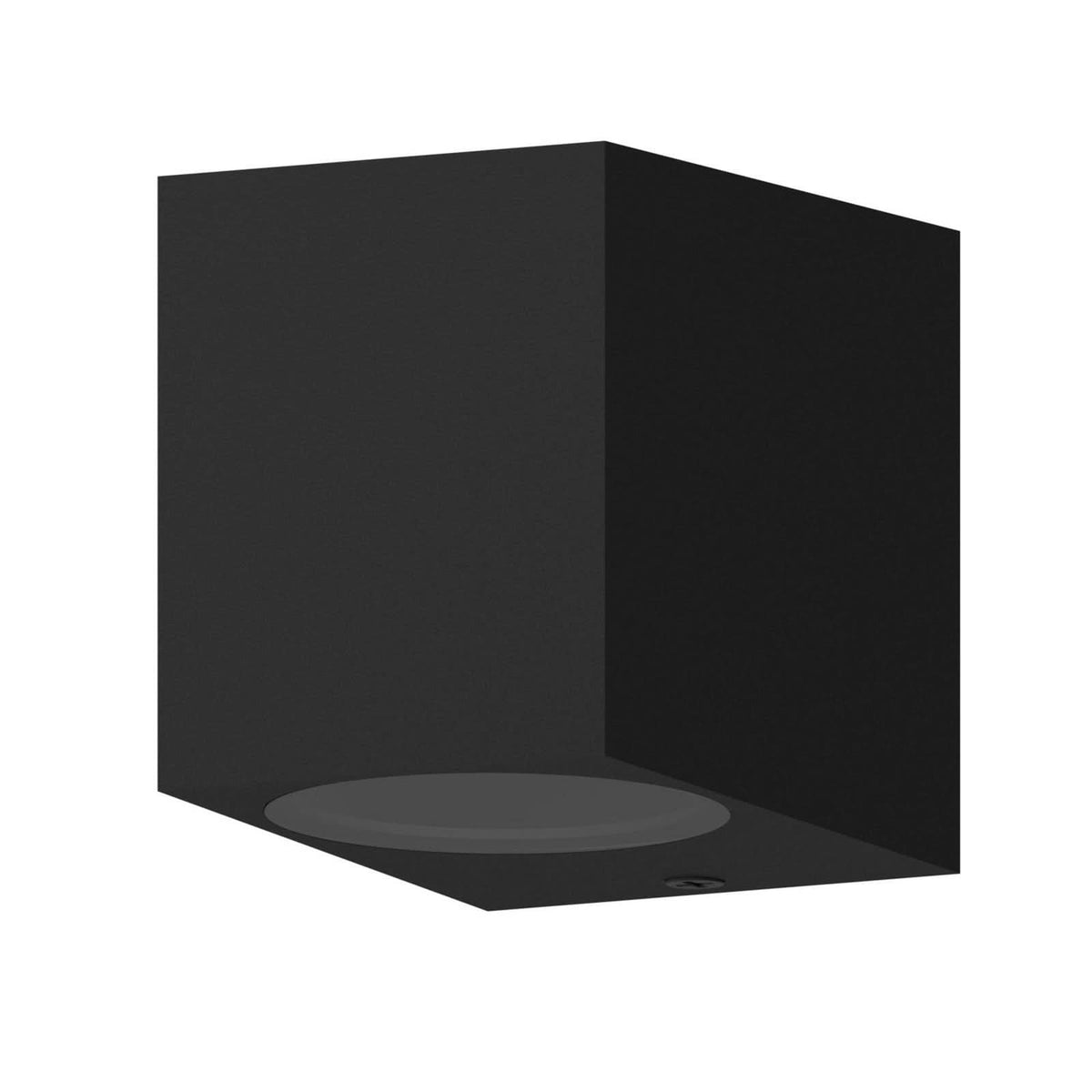 Applique d'extérieur GU10 en verre, noir, hauteur 8 cm, IP54