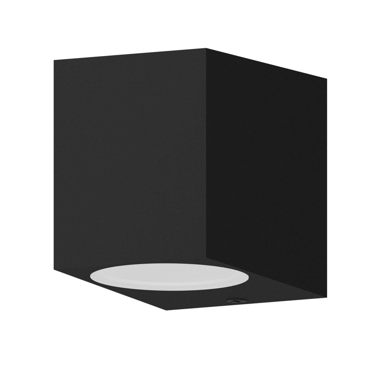 Applique d'extérieur GU10 en verre, noir, hauteur 8 cm, IP54
