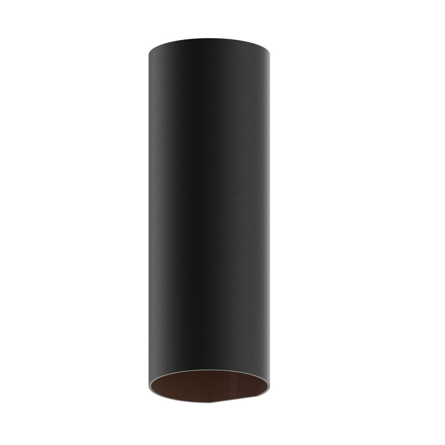Applique d'extérieur LED Round en verre, noir, hauteur 23 cm, IP54