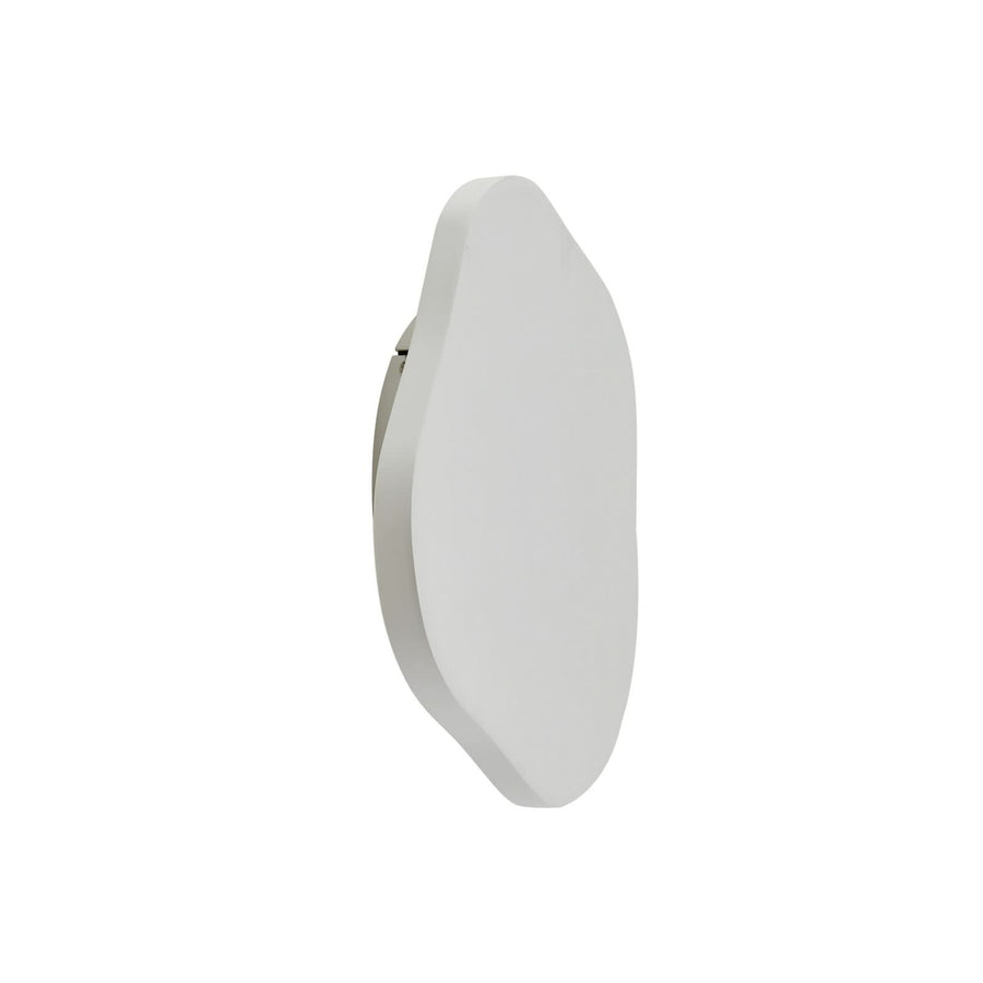 Applique murale LED Nielson en plâtre, blanc, hauteur 30 cm