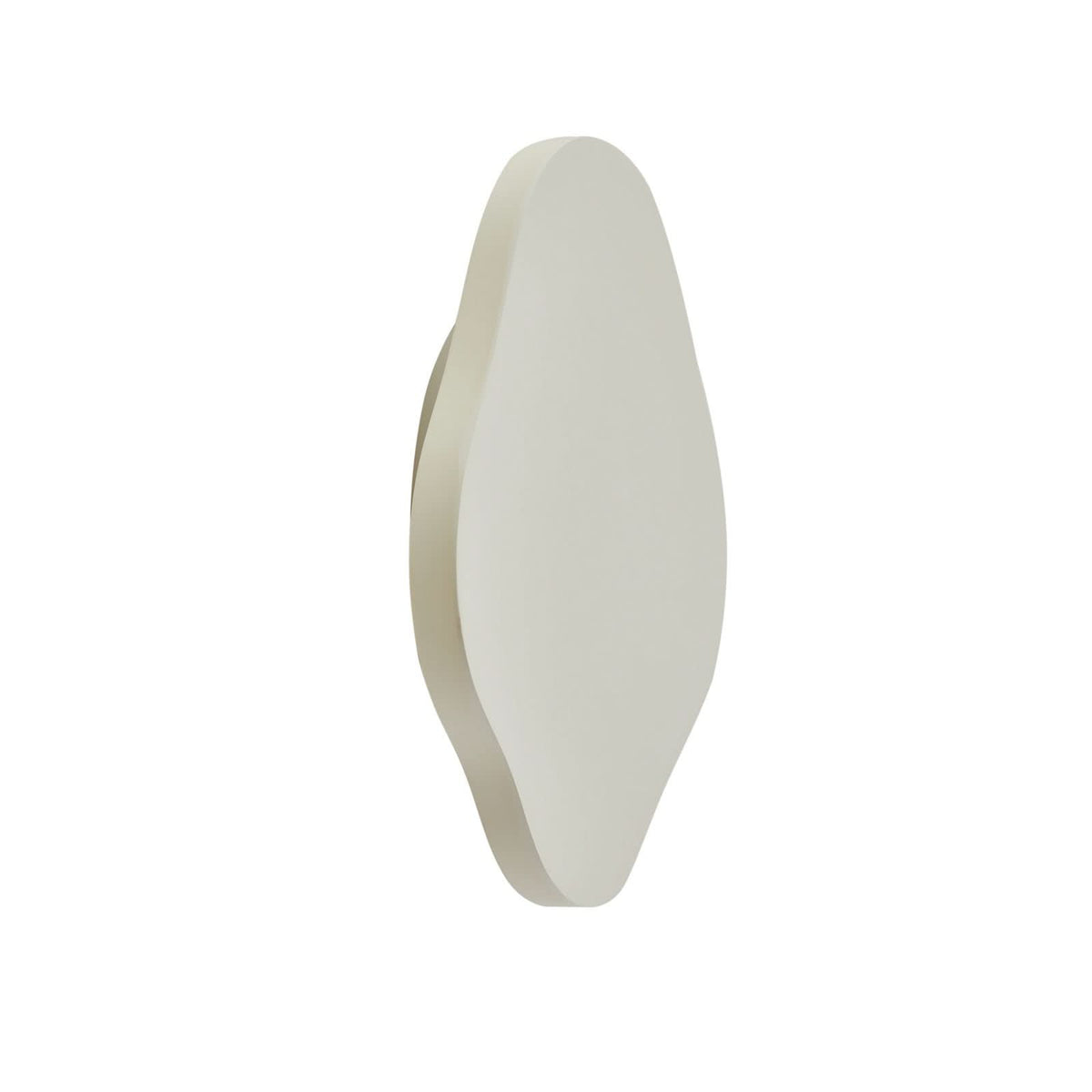 Applique murale LED Nielson en plâtre, beige, hauteur 30 cm
