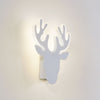 Applique murale LED en métal, blanc, hauteur 26 cm