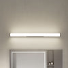 Applique murale LED en acier, noir et blanc, hauteur 6,4 cm, IP44