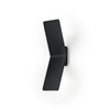 Applique murale LED Ada en aluminium, noir, hauteur 28 cm