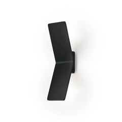Applique murale LED Ada en aluminium, noir, hauteur 28 cm