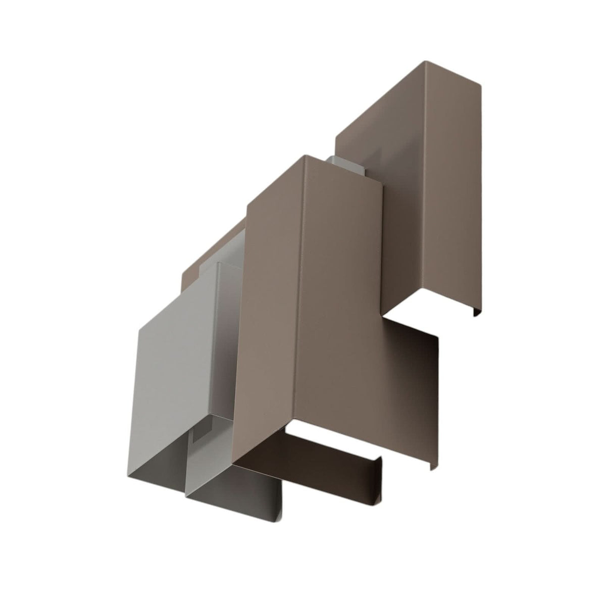 Applique murale Wall en acier, beige, 5 lumières, hauteur 32 cm