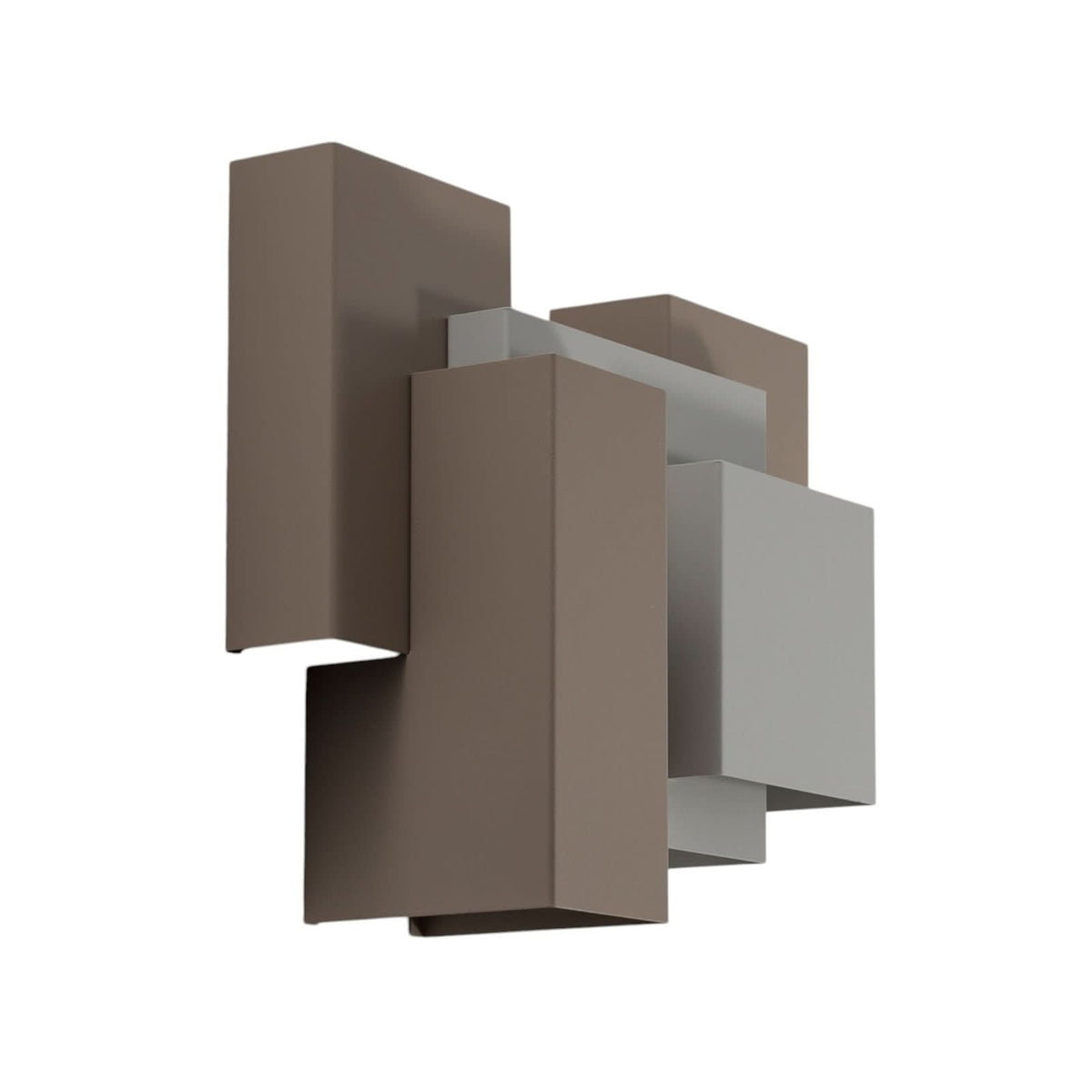 Applique murale Wall en acier, beige, 5 lumières, hauteur 32 cm
