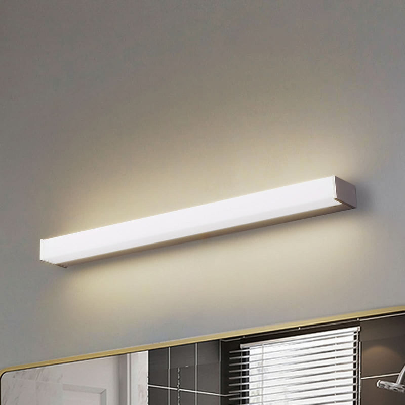 Applique murale LED Philippa en aluminium, blanc, hauteur 4 cm, IP44