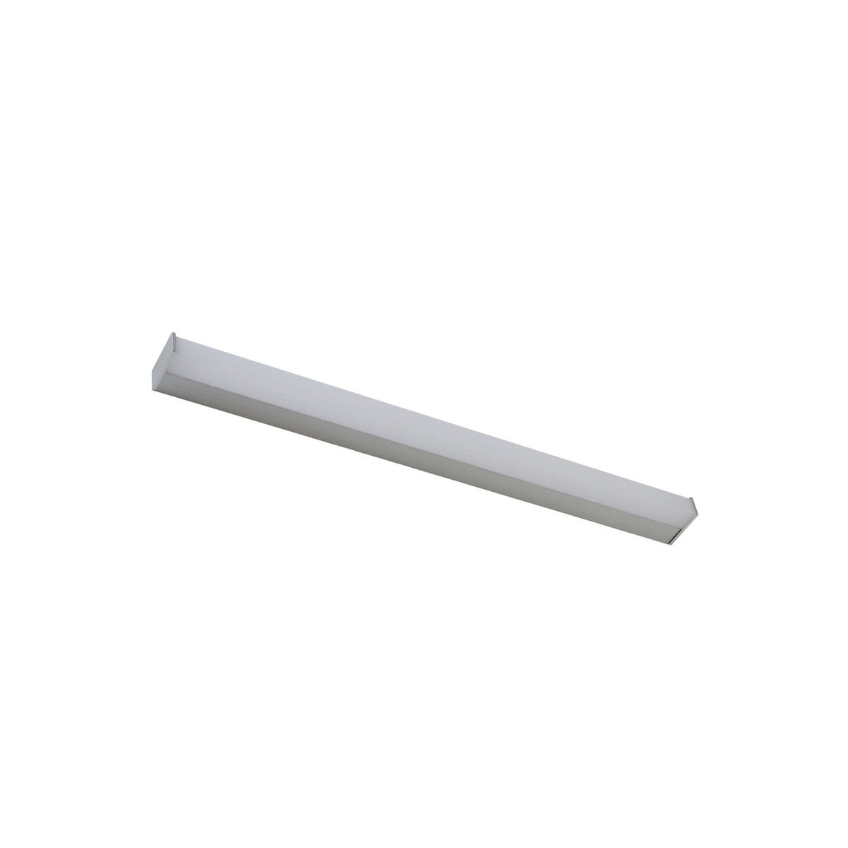 Applique murale LED en aluminium, blanc, hauteur 4 cm, IP44