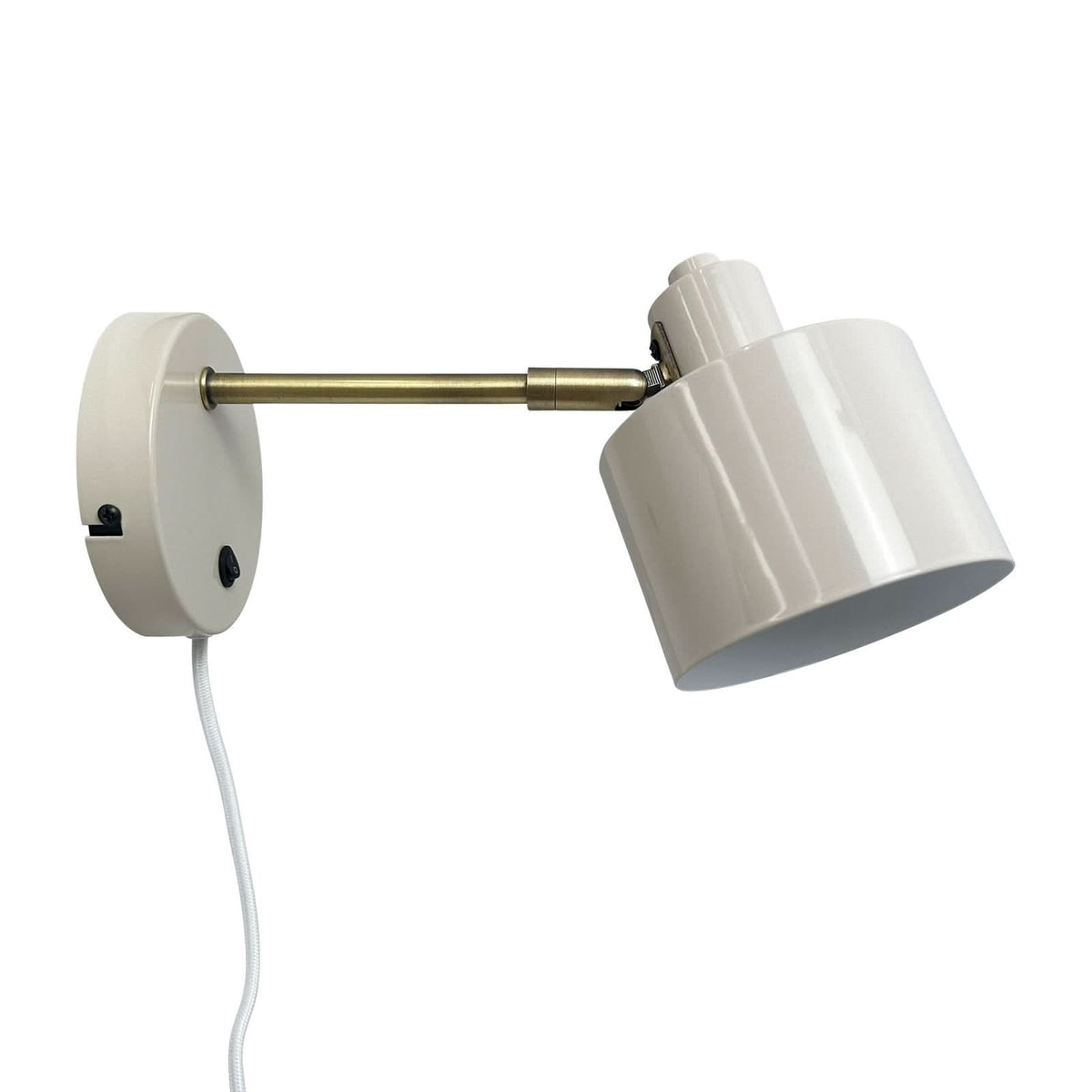 Applique murale Ocean en métal, beige, hauteur 10,5 cm