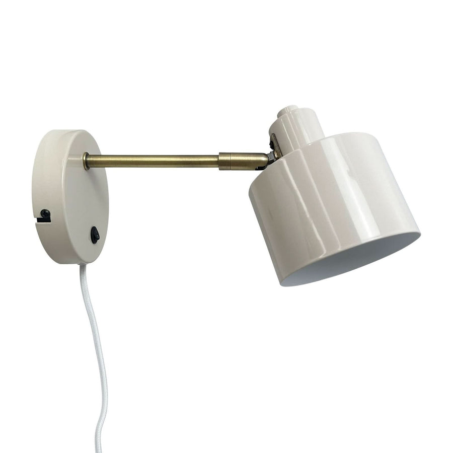Applique murale Ocean en métal, beige, hauteur 10,5 cm