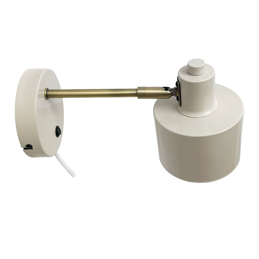 Applique murale Ocean en métal, beige, hauteur 10,5 cm