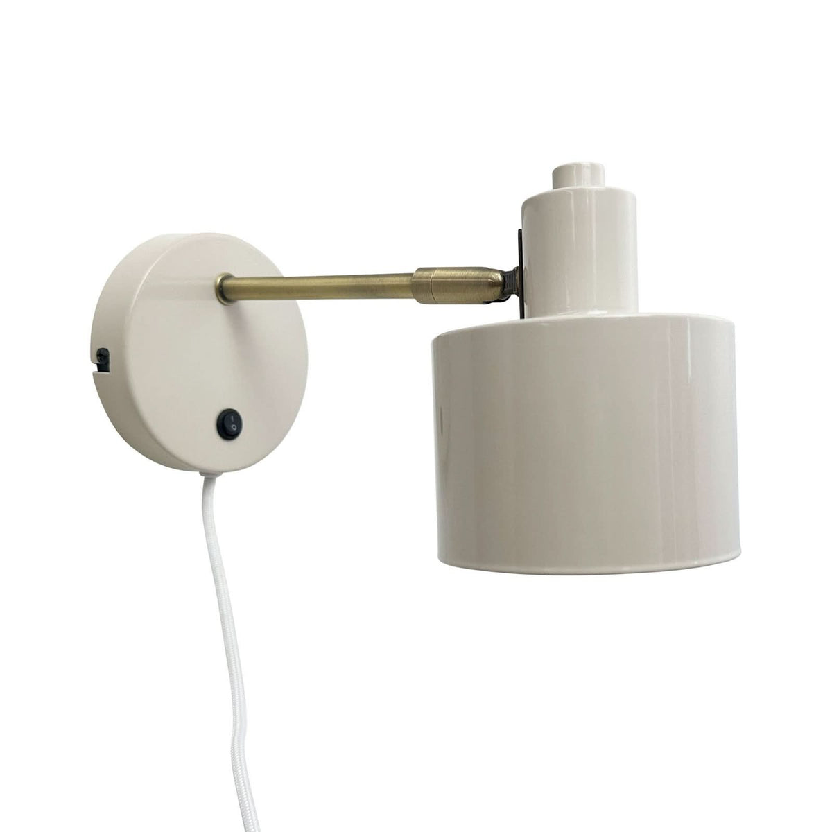 Applique murale Ocean en métal, beige, hauteur 10,5 cm