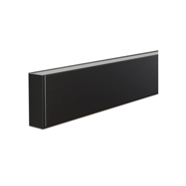 Applique murale LED Intero-Line en aluminium, noir, hauteur 7,2 cm, 36 W