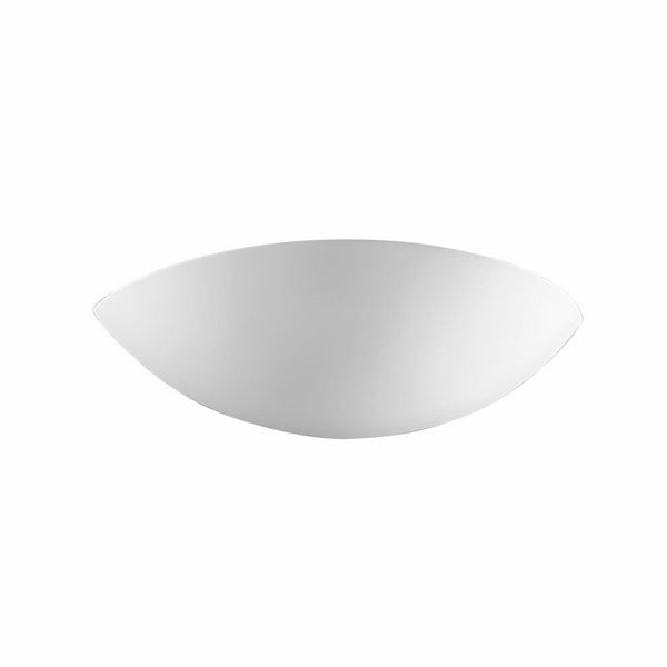 Applique murale Kolarz Bisquitte en plâtre, blanc, hauteur 10 cm