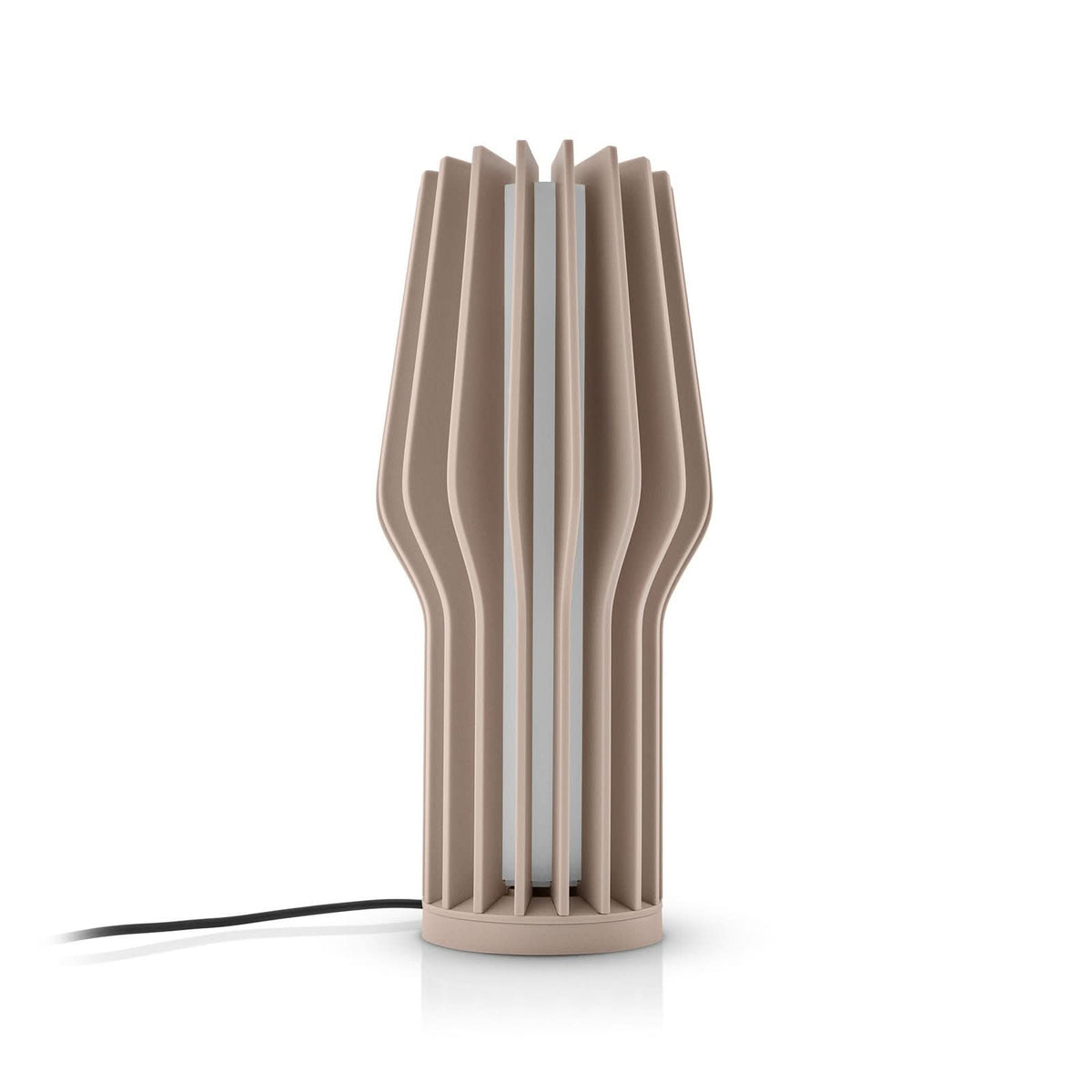 Lampe à poser d'extérieur LED rechargeable Radiant, beige, Ø 11 cm, IP44