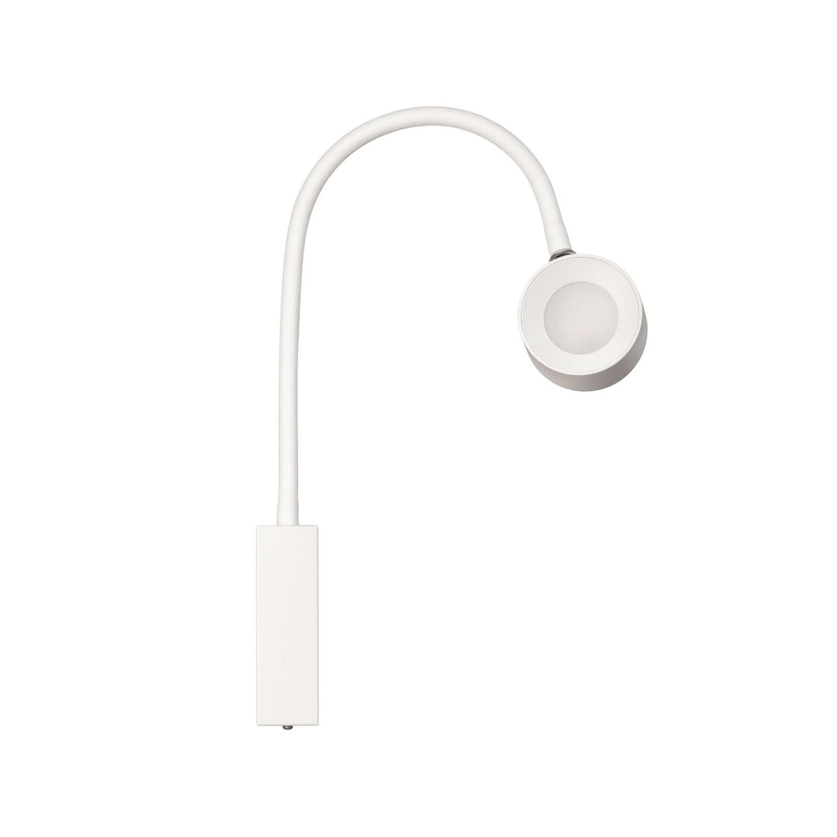 Applique murale LED rechargeable Magnetics en métal, blanc, hauteur 40 cm, IP54