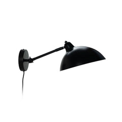 Applique murale Futura en métal, noir, hauteur 23 cm