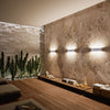 Applique murale LED Satori en aluminium, blanc, hauteur 8 cm, 2700 K, 24 W