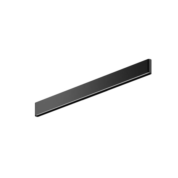 Applique murale LED Satori en aluminium, noir, hauteur 8 cm, 2700 K, 35 W