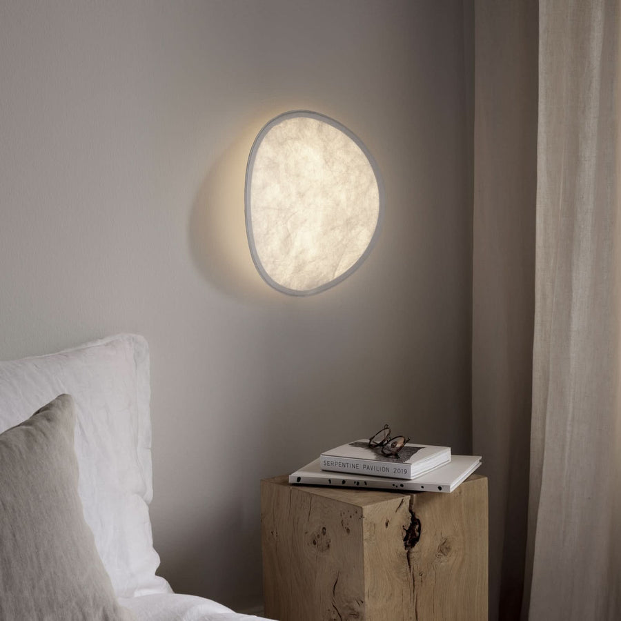 Applique murale LED Tense en aluminium, blanc, Ø 35 cm