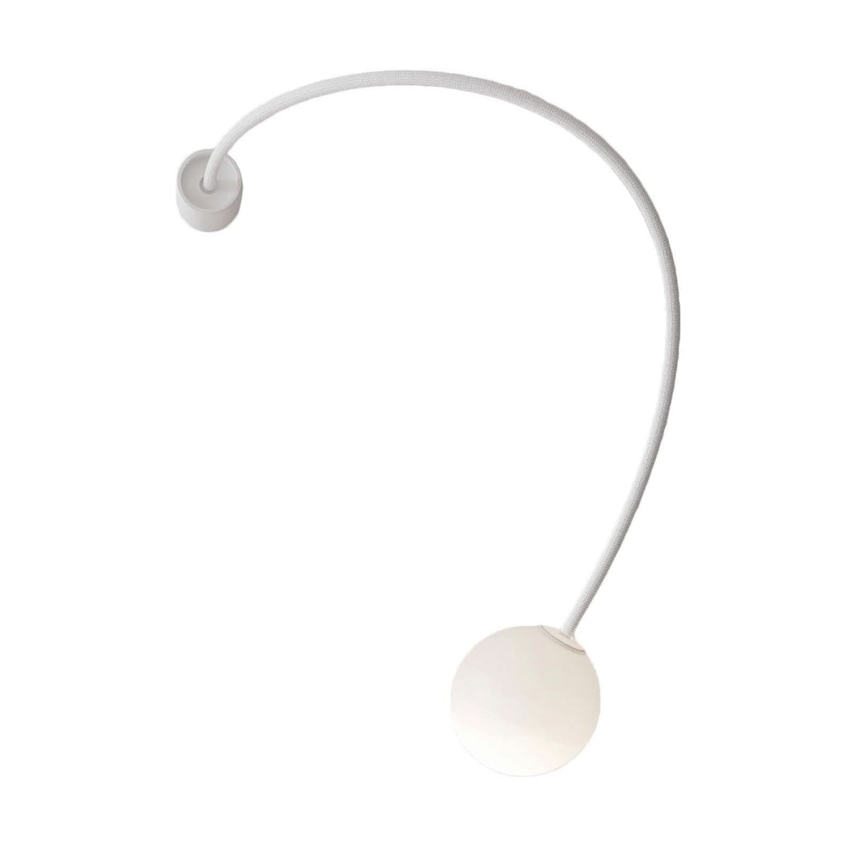 Applique murale Moony en verre, blanc, Ø 15 cm