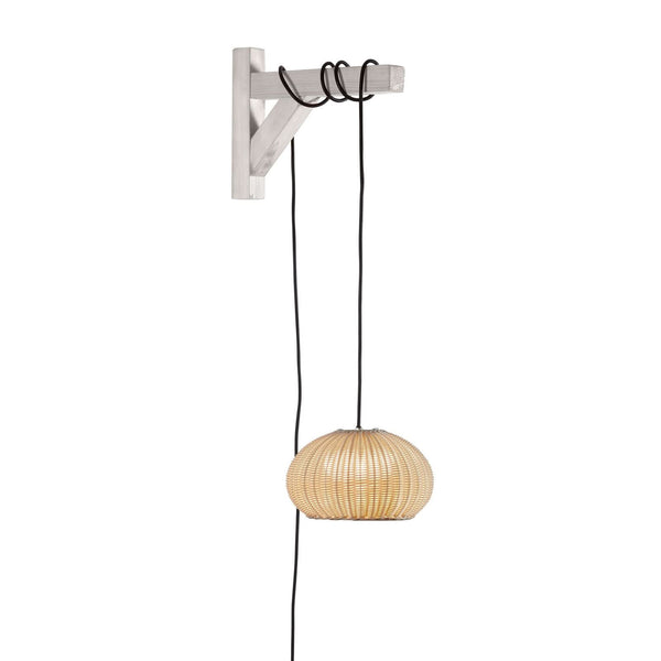 Suspension d'extérieur LED Garota, ivoire, Ø 27 cm